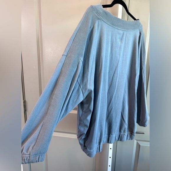 Free People Oversized Key Player Sweatshirt Size Small - Picture 6 of 11